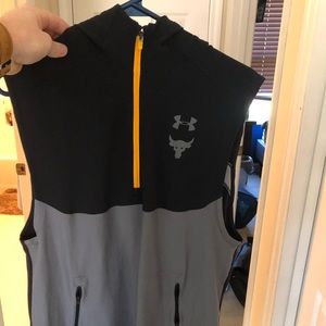 The Rock Men’s Under Armour Sleeveless Hoodie